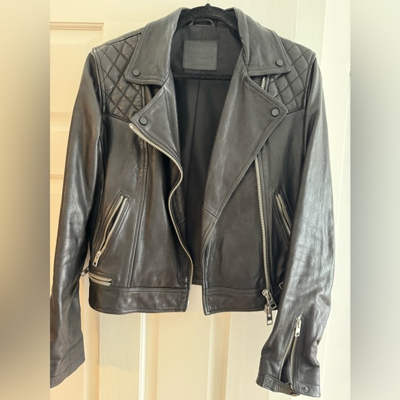 Excellent condition, All Saint  Biker Jacket (Womens) - Picture 1 of 8